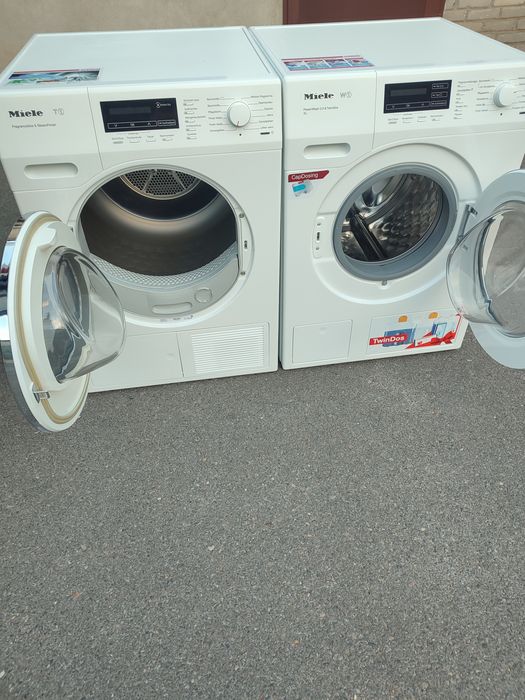 Miele Pralka W1+ suszarka T1 pompa ciepla A+++