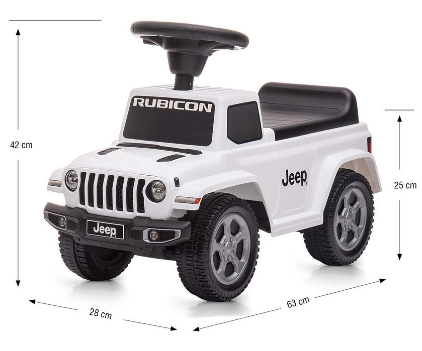 Jeździk Pojazd Jeep Rubicon Gladiator white