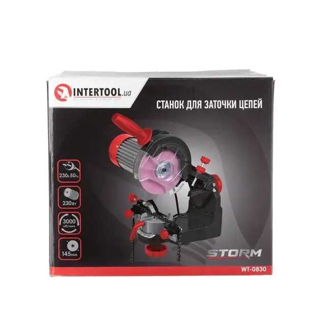 Станок для заточки цепей INTERTOOL WT-0830 230 Вт, 3000 об/мин, 145 мм