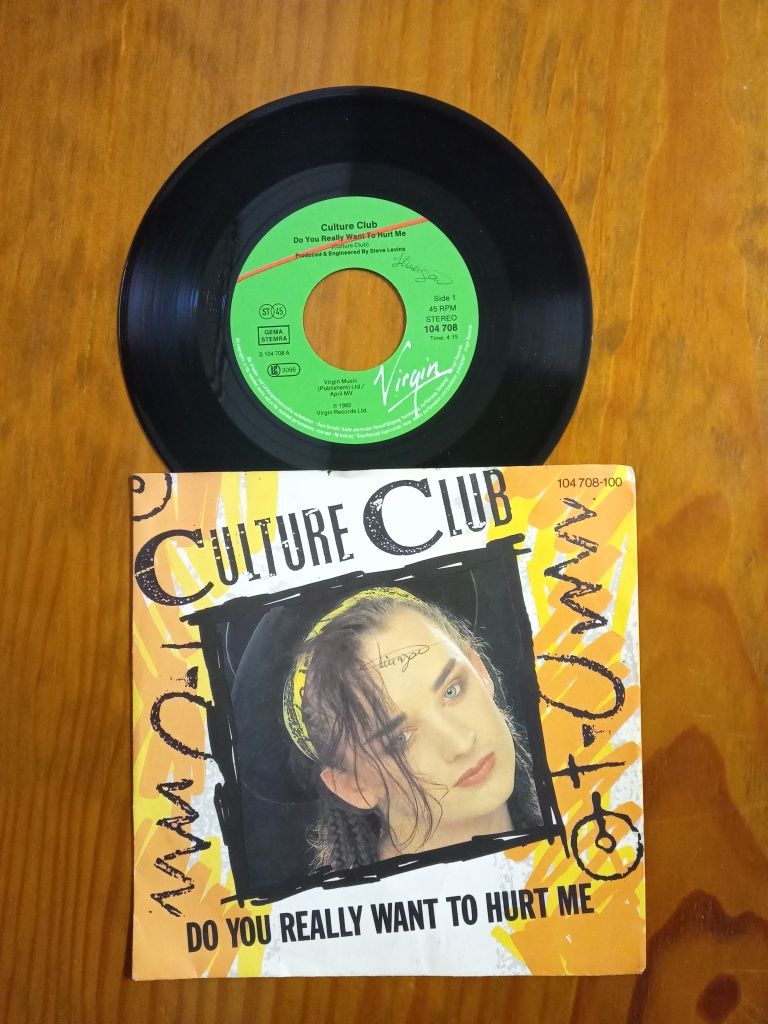 LP 45 rpm culture club - do you really want to hurt me
