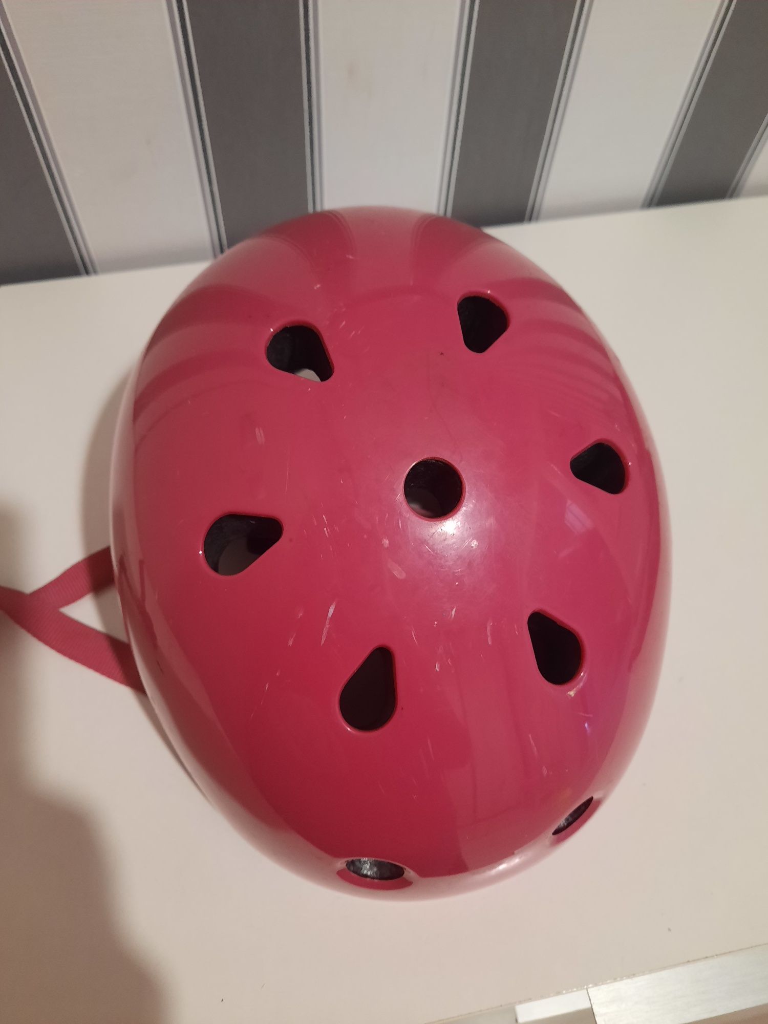 Kask różowy Oxelo 50-54 cm