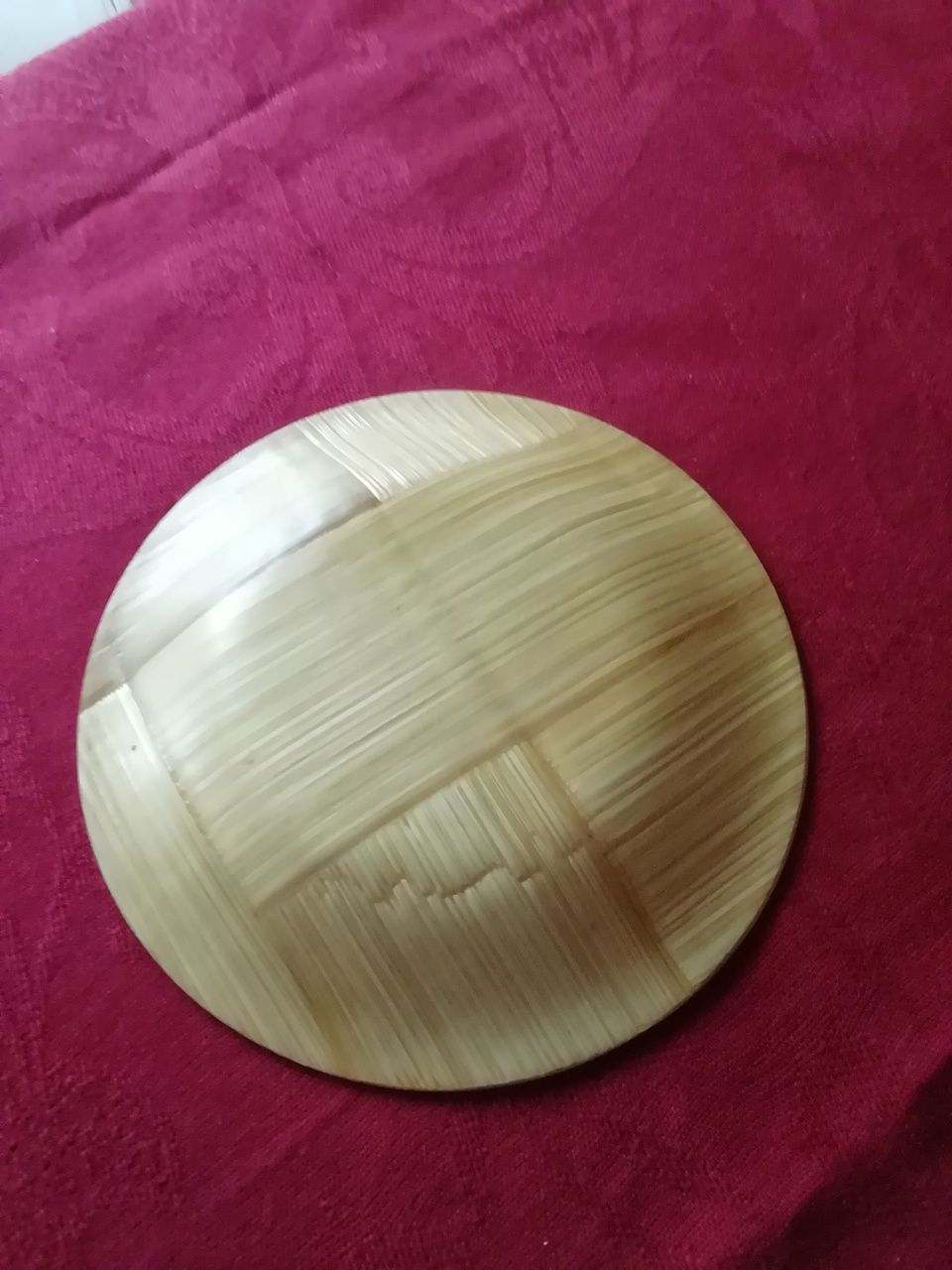 Prato de bambú, miniatura