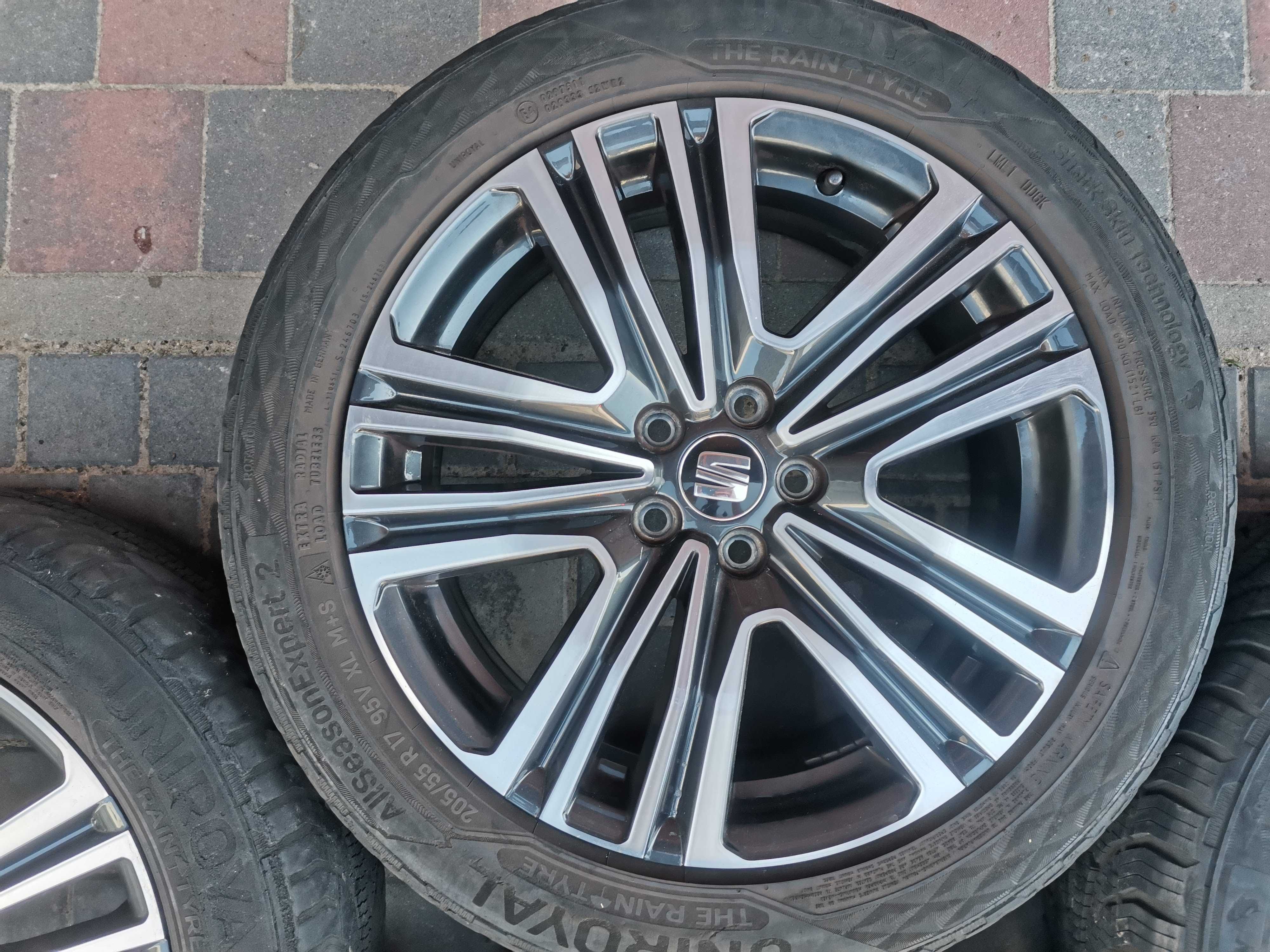 Felgi SEAT ARONA IbizaVW Polo SKODA Fabia Rapid 6.5Jx17H2 5x100 ET48