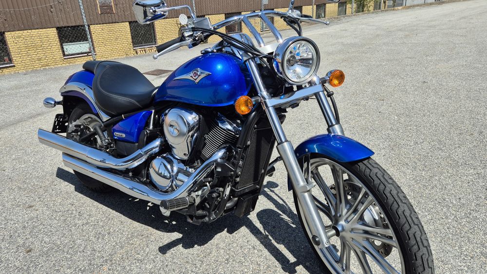 4000 km kawasaki vulcan 900 wtrysk stan nowy vance hines l