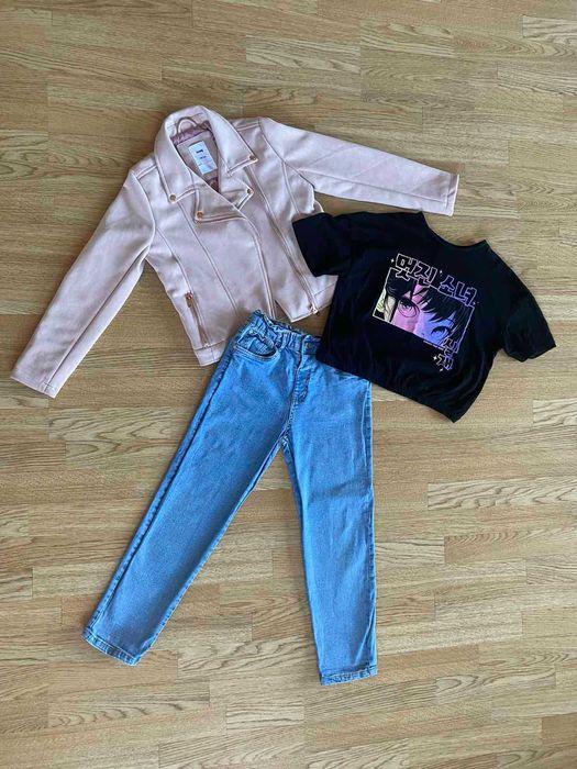 Одяг для дівчинки на осінь 17 одиниць 140 розм