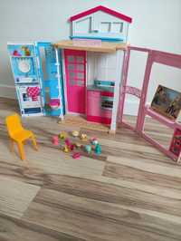 Domek Barbie Mattel piętrowy  gratis