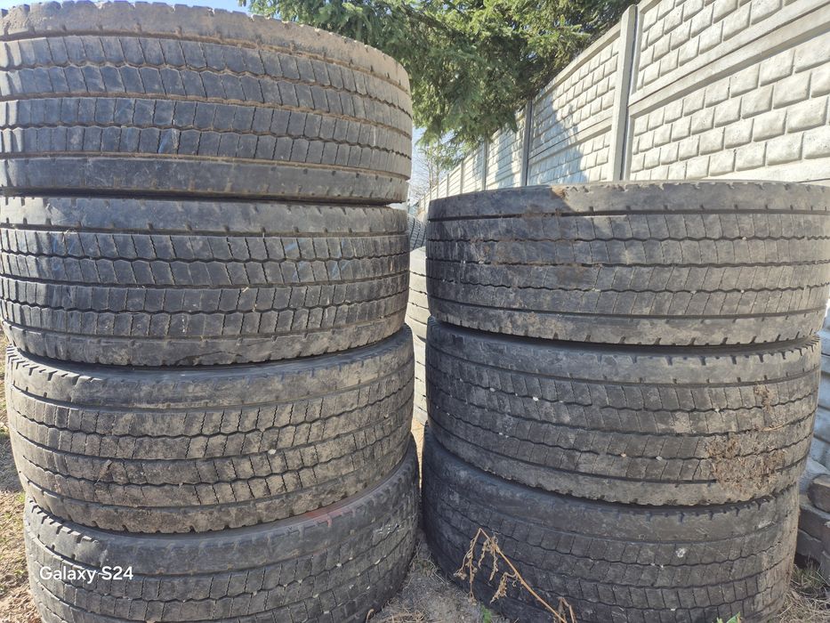 Opony 315/60r22.5 HANKOOK 7 szt DL 10 + 13,14 mm