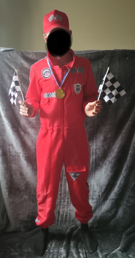 Kostium dla dorosłych Kierowca rajdowy F1
