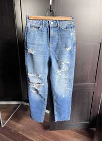 34(XS) NOWE! świetne niebieskie mom jeans New Look