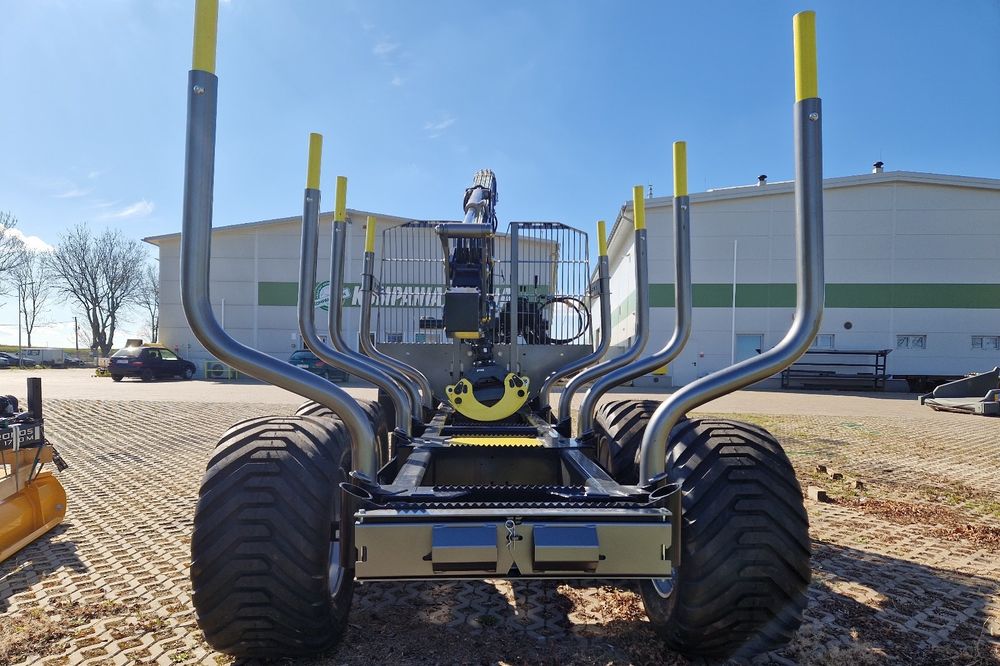 Przyczepa leśna PALMS 14D ŻURAW 5.75 przyczepa zrywkowa PROMOCJA