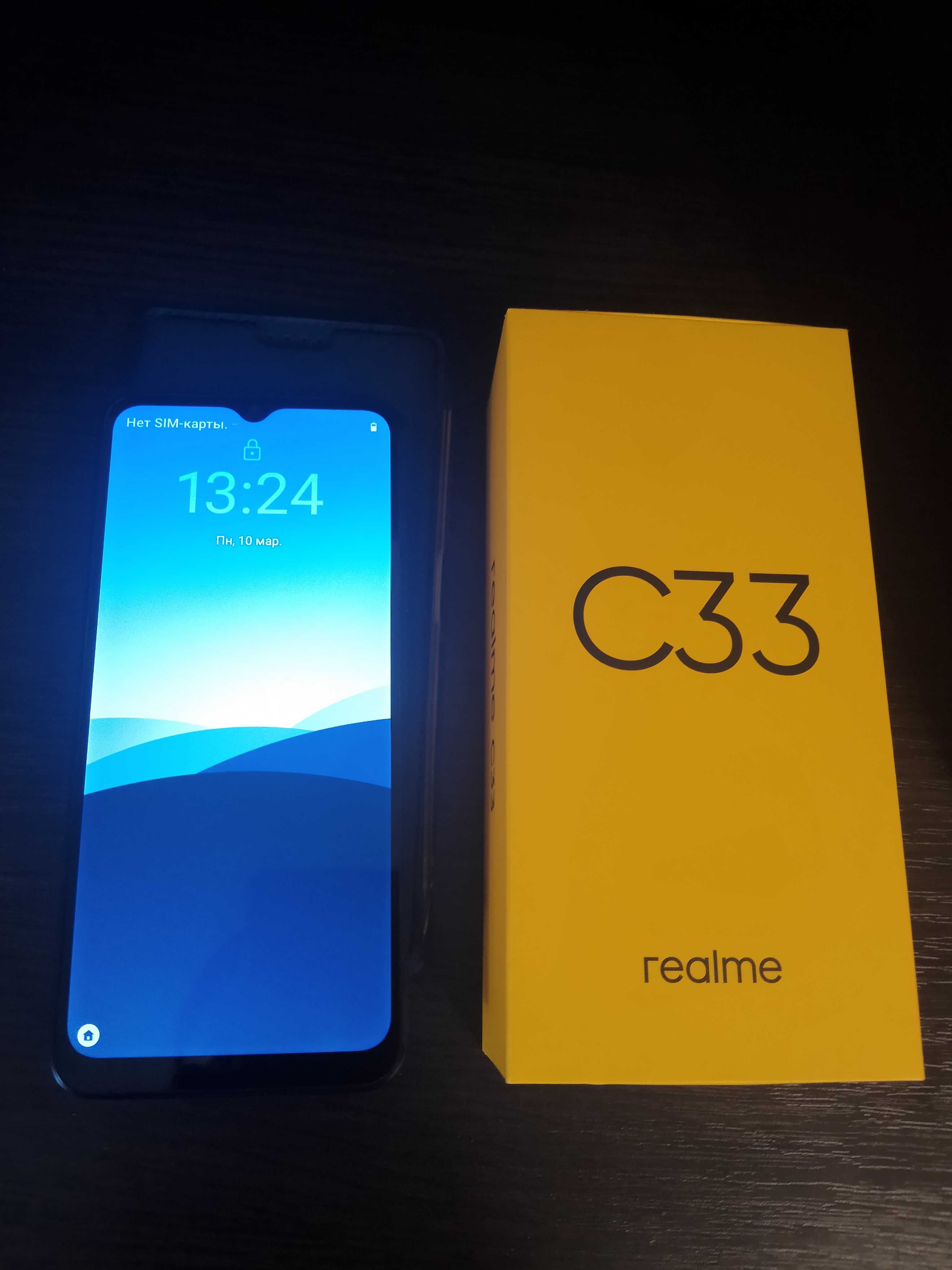 Продам телефон Realme C33 4/64GB Black