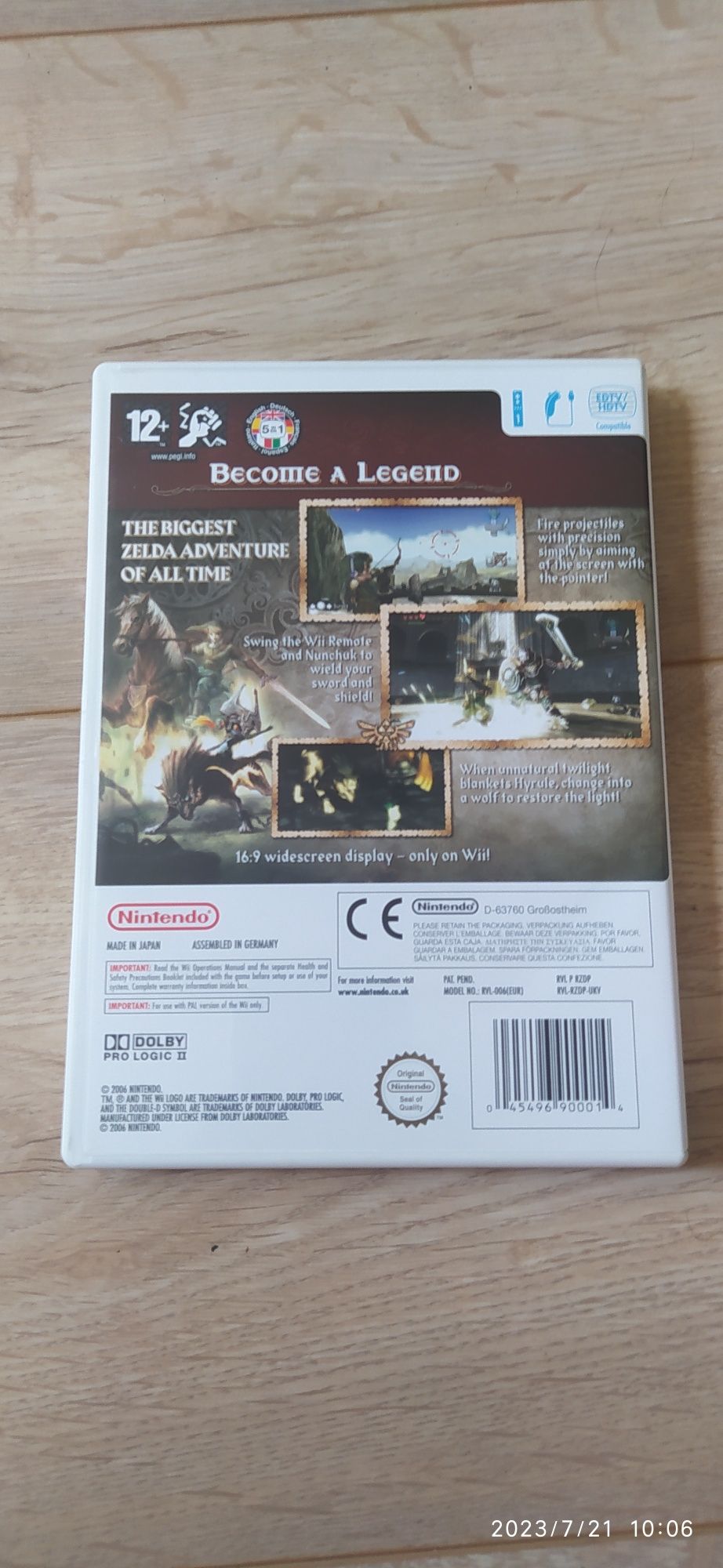 The Legend of Zelda Twilight Princess Nintendo Wii UK PAL