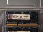 Módulos DIMM de memória RAM Kingston 2x 4GB DDR3