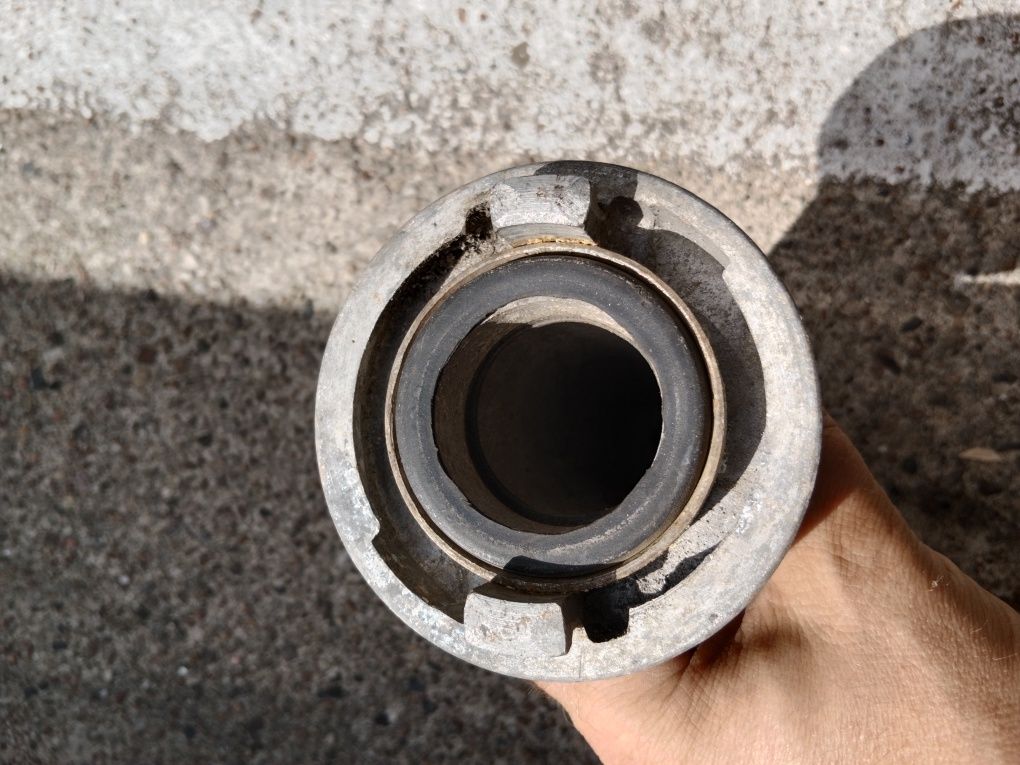 Prądownica hydrantowa aluminiowa z czasów PRL.