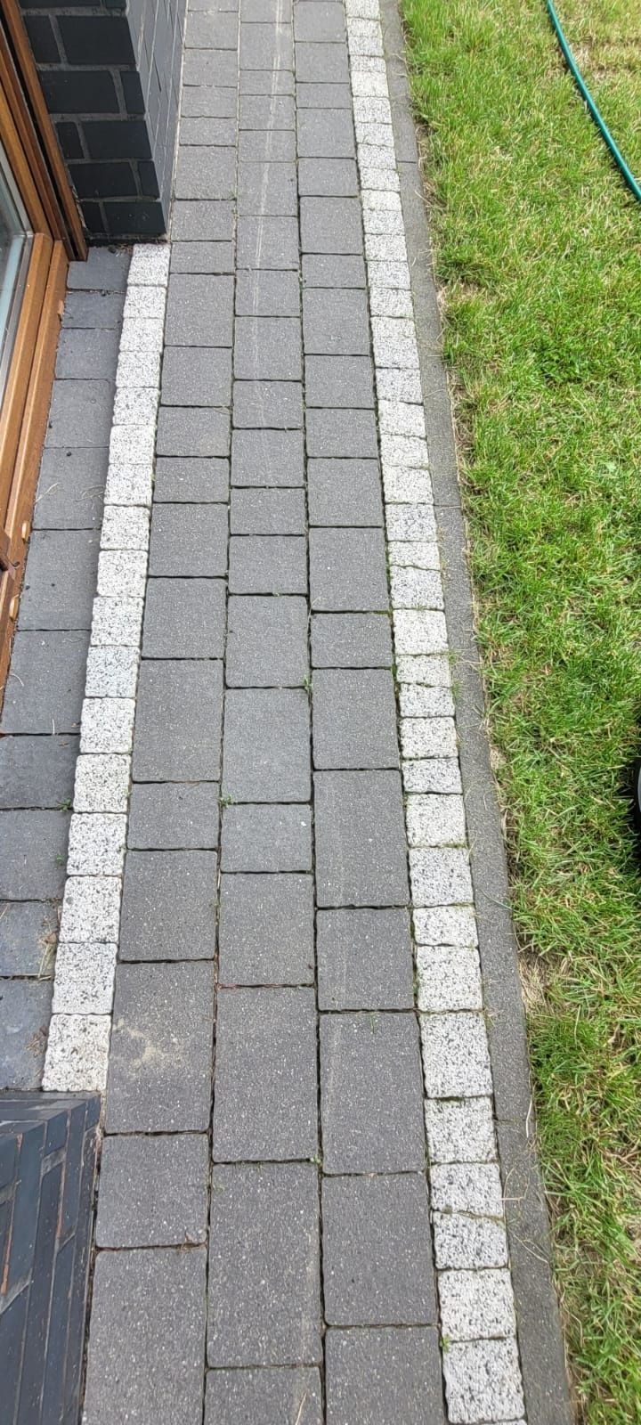 Kostka brukowa biała melanż z demontażu prawie 4m2
