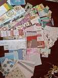 Zestaw 4. Scrapbooking journal junkjournal rękodzieło papier
