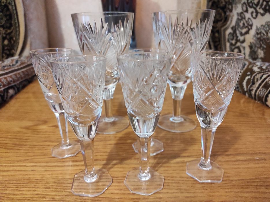 Стопки фужери кришталь
