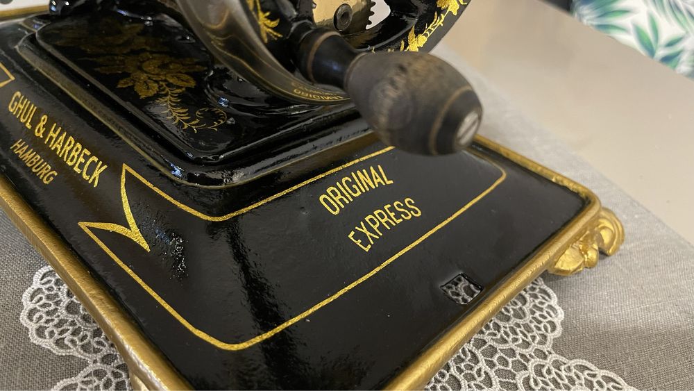 „Original Express”, zabytkowa maszyna do szycia (ok.1880r.)