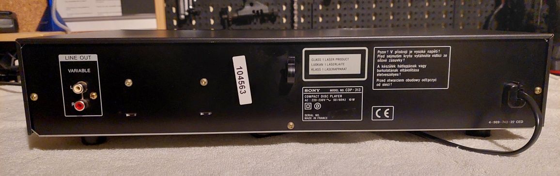 Leitor de CDs Sony CDP -313