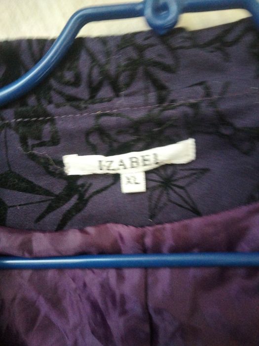 Фіолетове готичне пальто izabel