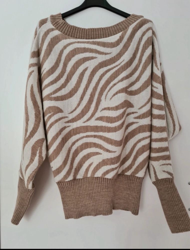 Sweter zebra rozmiar S