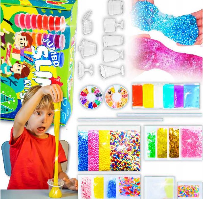 masa plastyczna dla dzieci 128w1 zestaw do robienia slime glutów