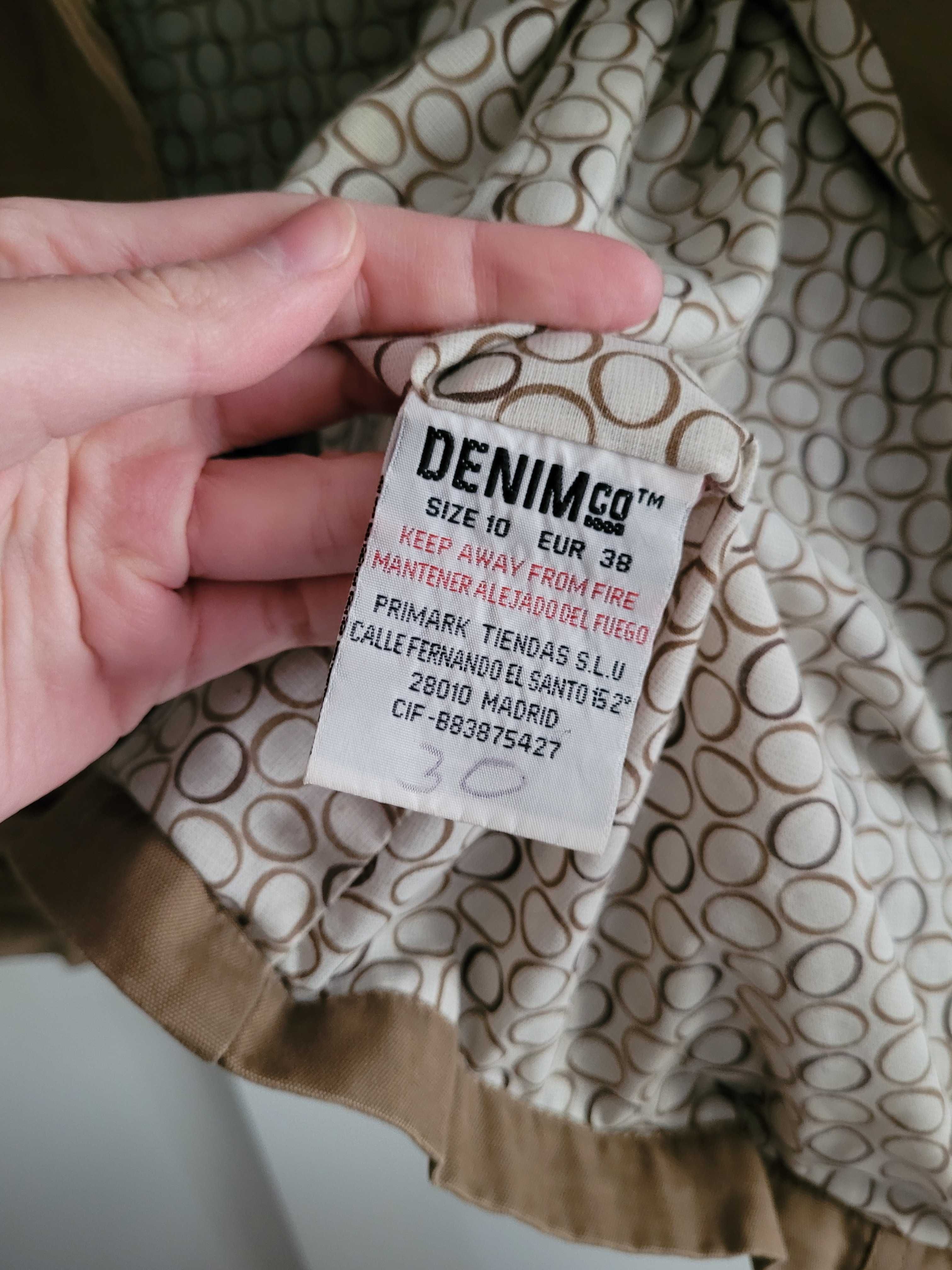 Denim Co. kurtka khaki militarna military punk rock grunge vintage M