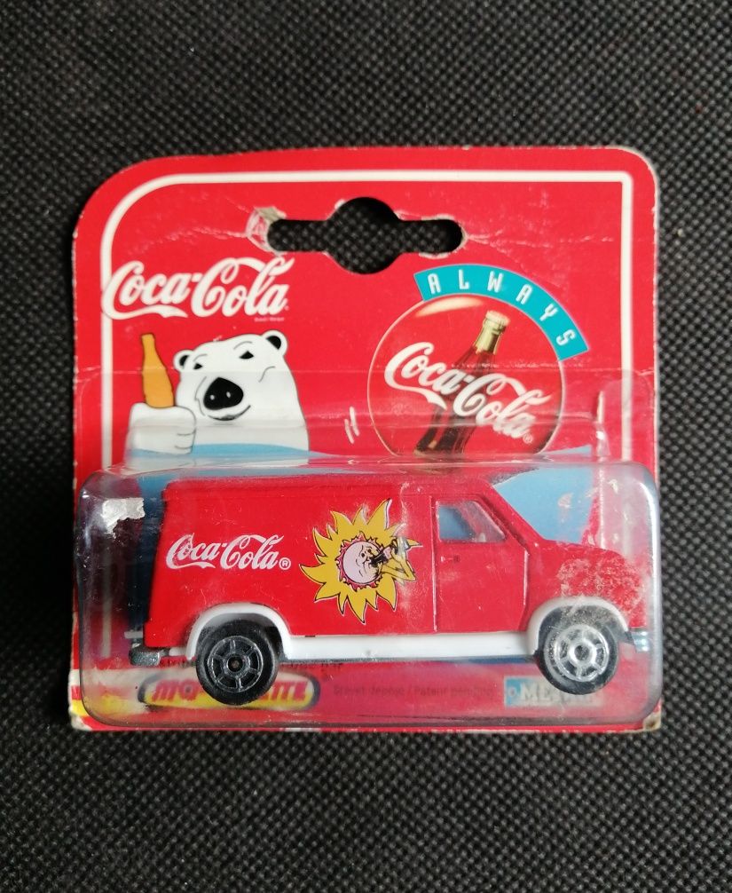 Carro Majorette publicidade Coca Cola novo no blister escala 1/65