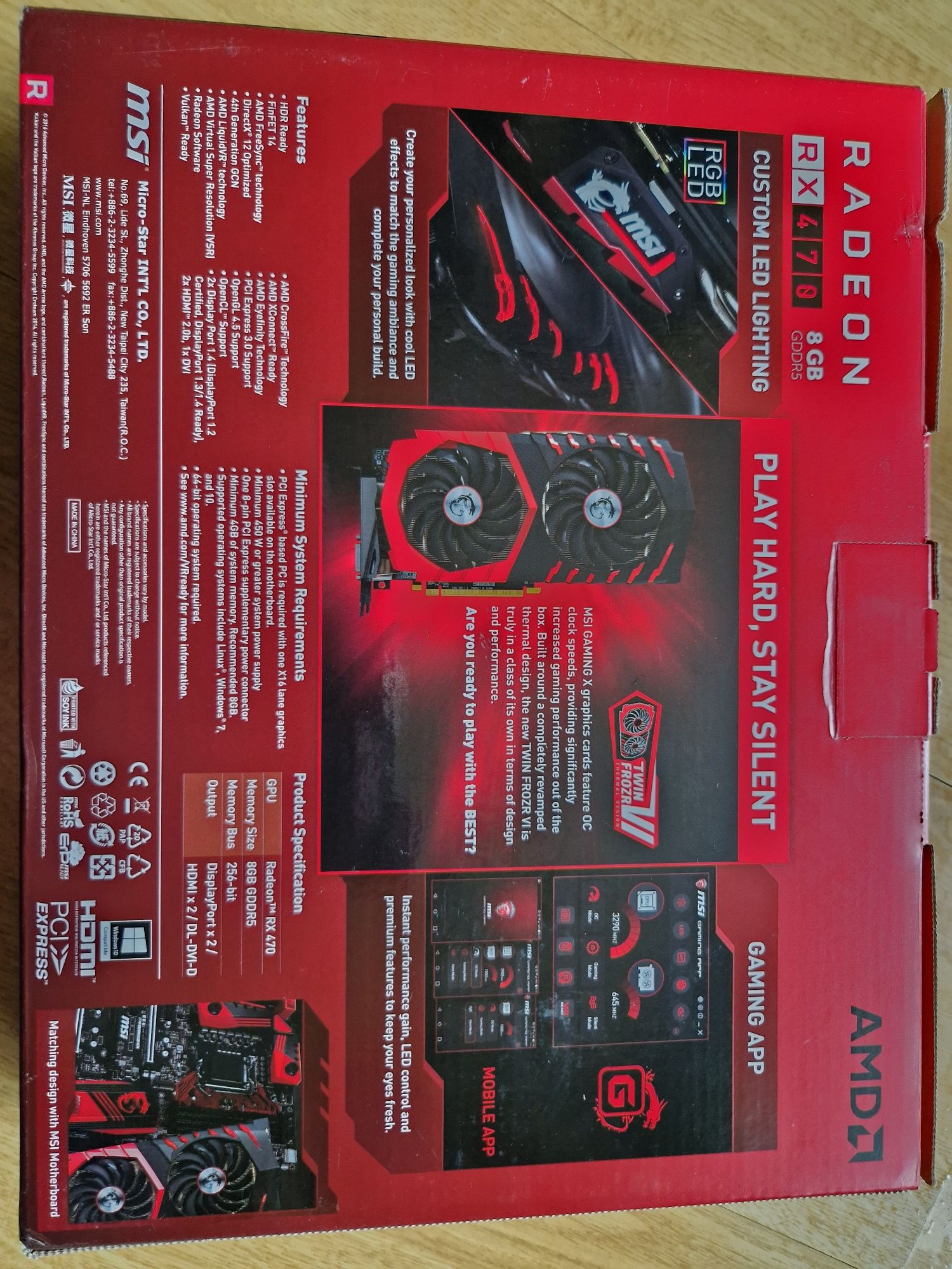 MSI Radeon RX 470 Gaming X 8 GB