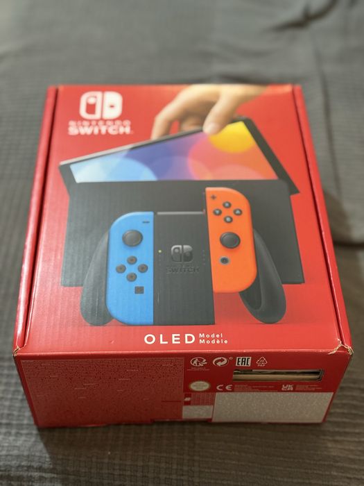 Nintendo switch oled com caixa