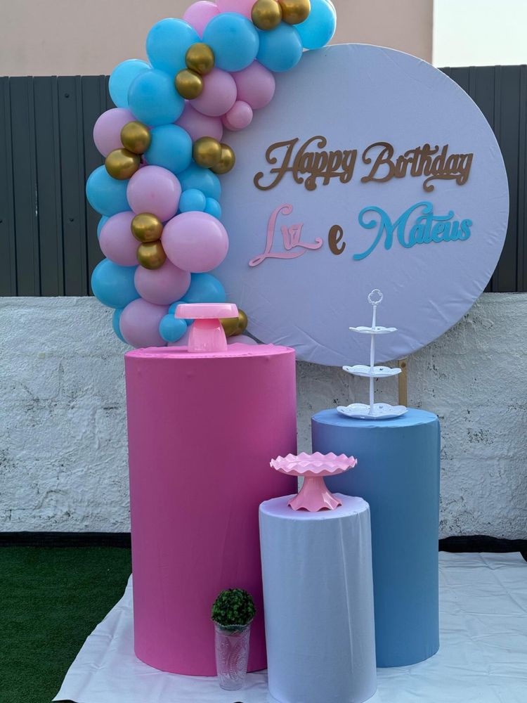 Decoração de festas infantis, chá revelação, batizado e casamento