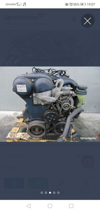 Silnik Ford 1.6 16v głowica części sprzęgło 7m5g 4m5g duratec y