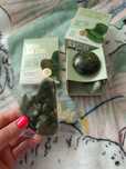 Zestaw kamieni jade stone jadestone Gua Sha masaż jadeit jadeitowe