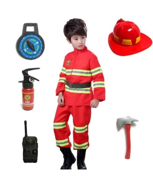 Дитячий костюм Пожежник на 3-4, 5-6, 7-8, 9-10 років