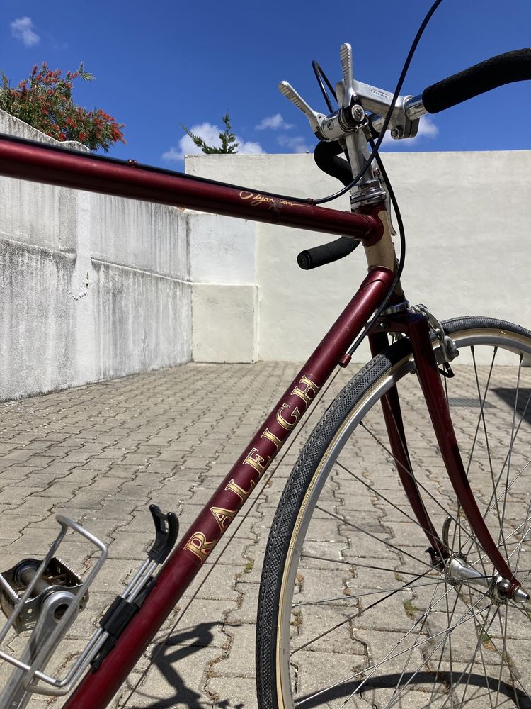 Bicicleta Estrada Vintage toda de origem  - Raleigh Olympian 502