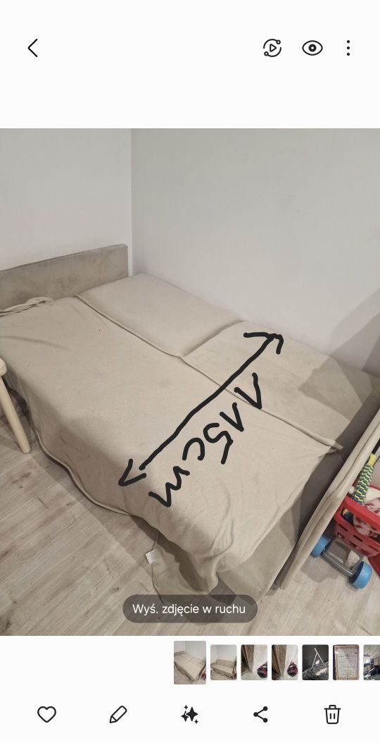 Sofa mini z funkcja spania