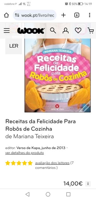 Livros receitas para robôs de cozinha