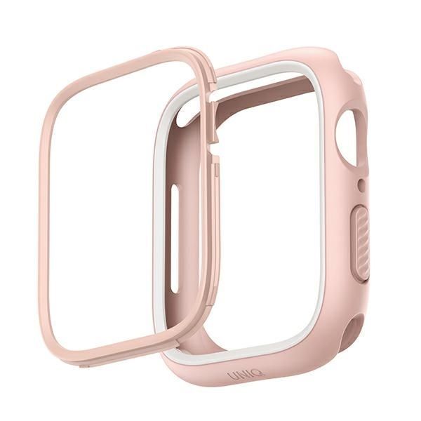 Etui Uniq Moduo do Apple Watch Seria 4/5/6/7/8/9/SE, Różowy 44/45mm