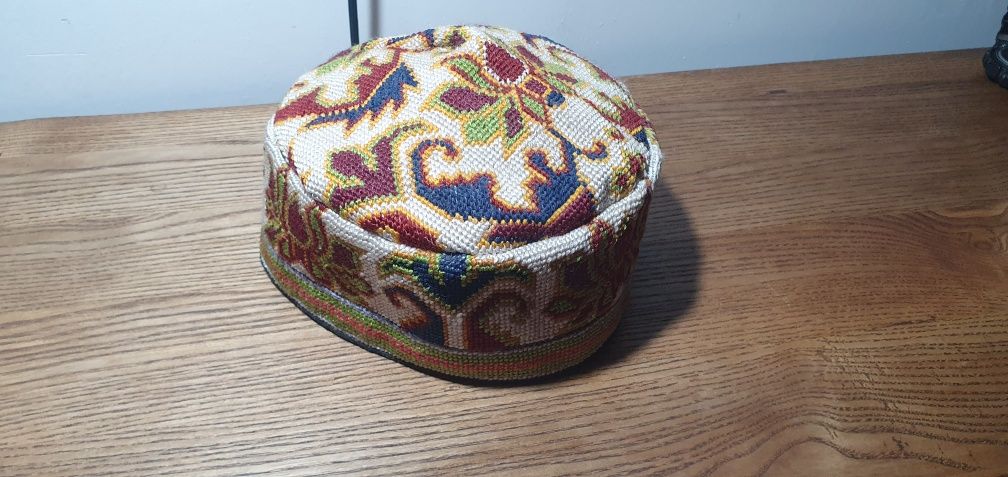Узбекская тюбетейка 59 см. Ручная вышивка. Узбекистан