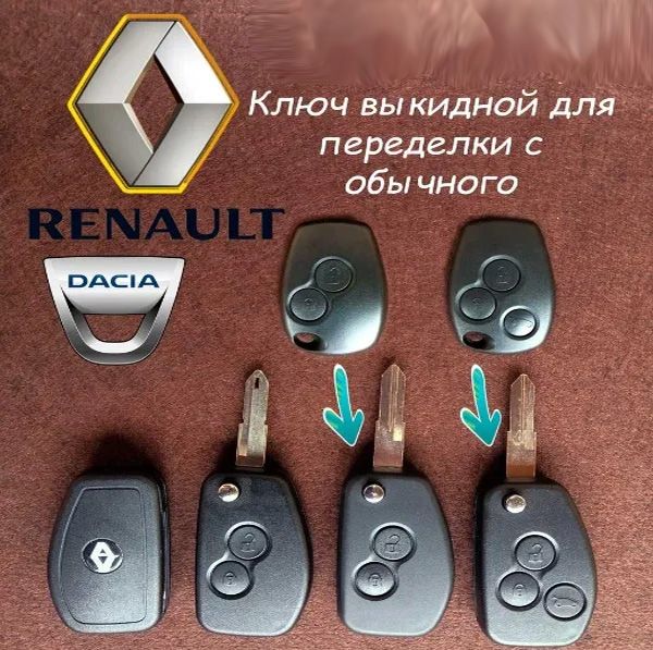 Ключ зажигания Renault (Рено)