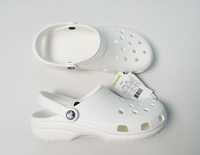 Женские белые кроксы Crocs Classic Clog оригинал