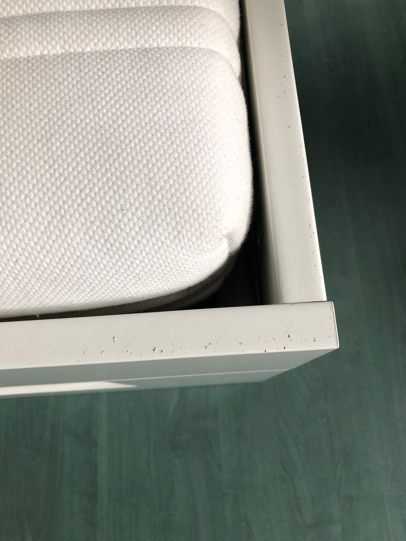 Łóżko, materac i stelaż IKEA BRIMNES  z 4 pojemnikami i zagłówkiem