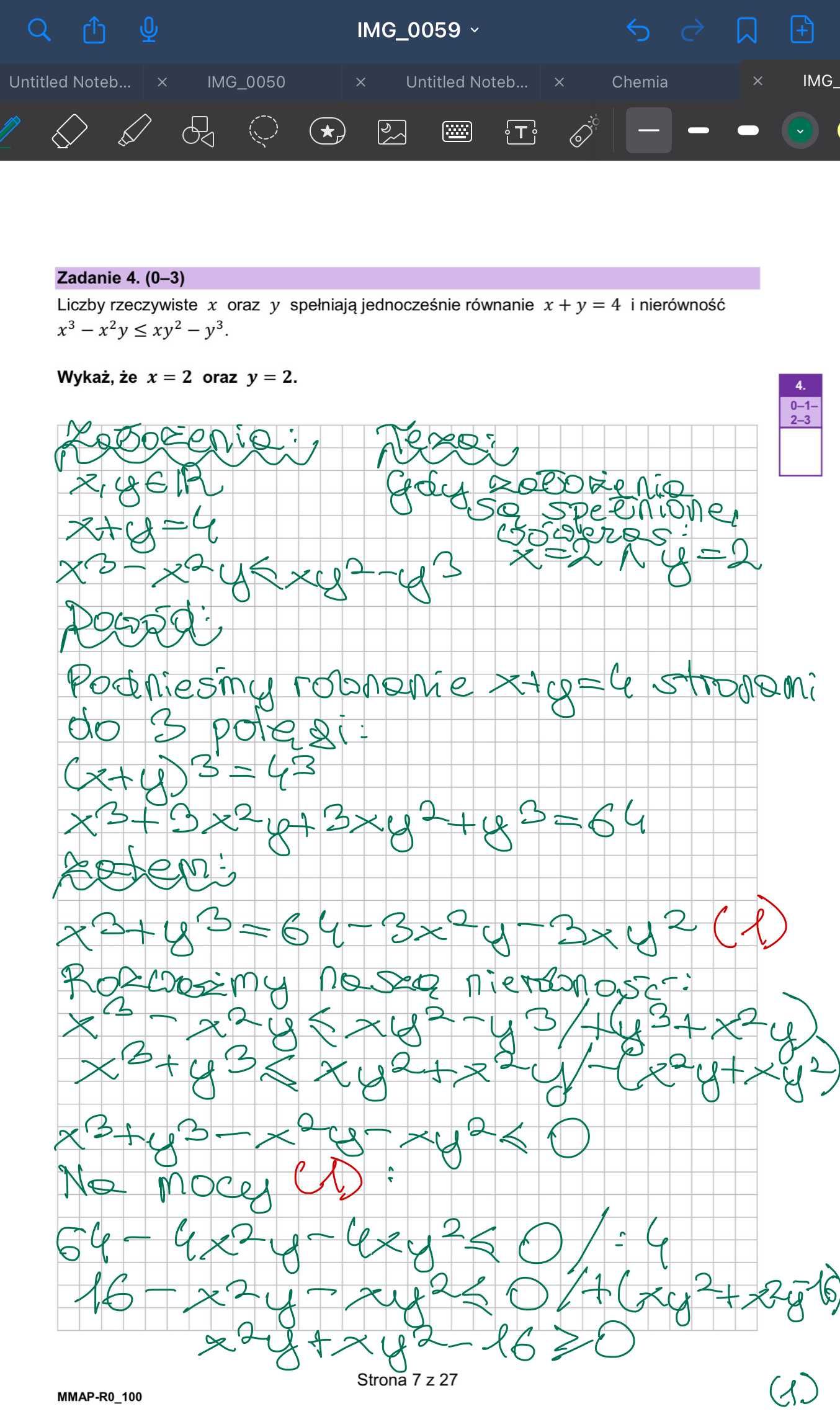 Korepetycje z pasją - matematyka - poprawa matury - wolne terminy