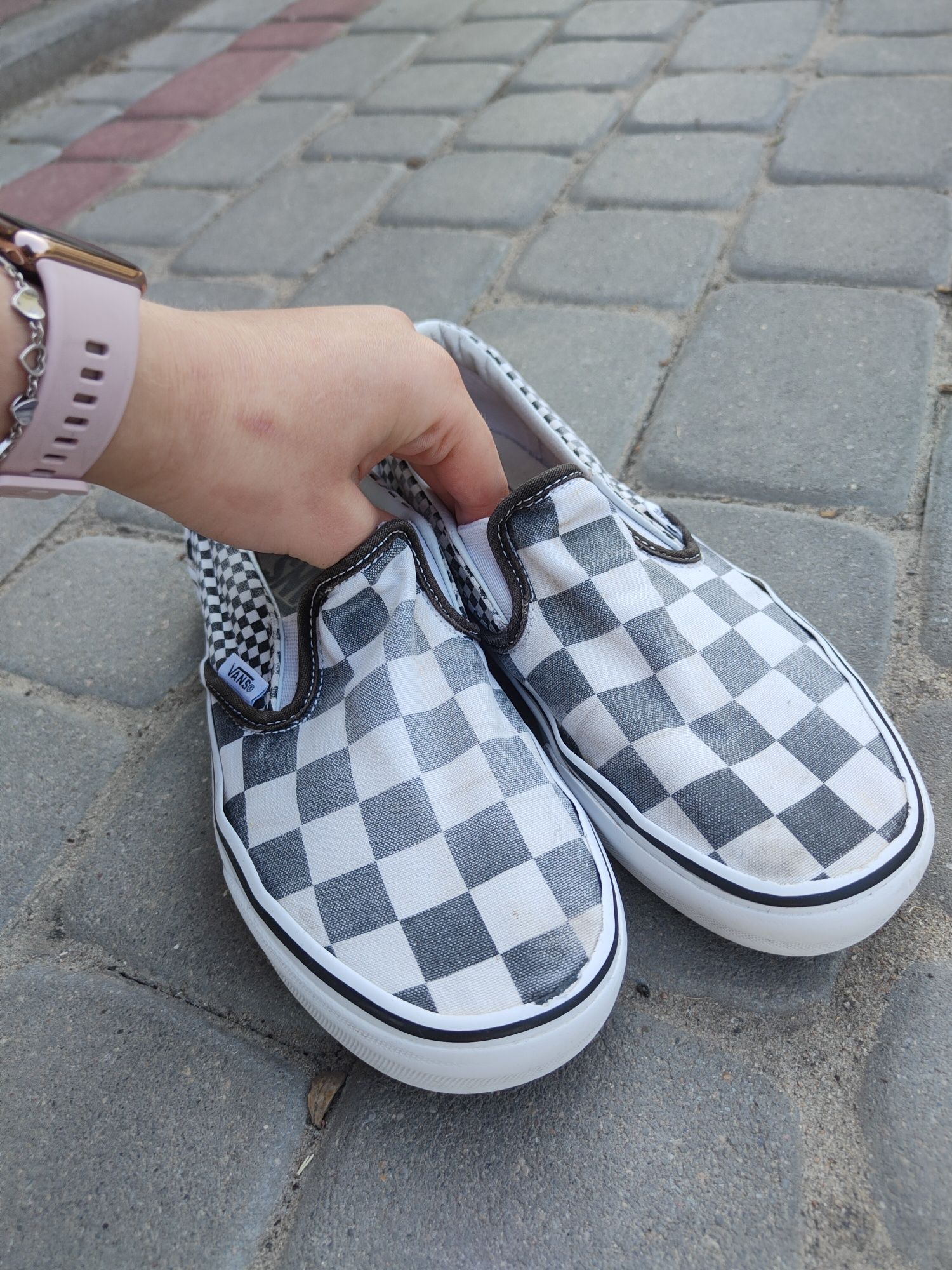 Buty Vans slip on w szachownice 38