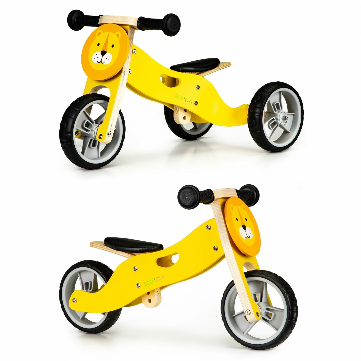 2w1 Rowerek biegowy Eco Toys dwukołowy trójkołowy 10m 12m 14m 16m 18m