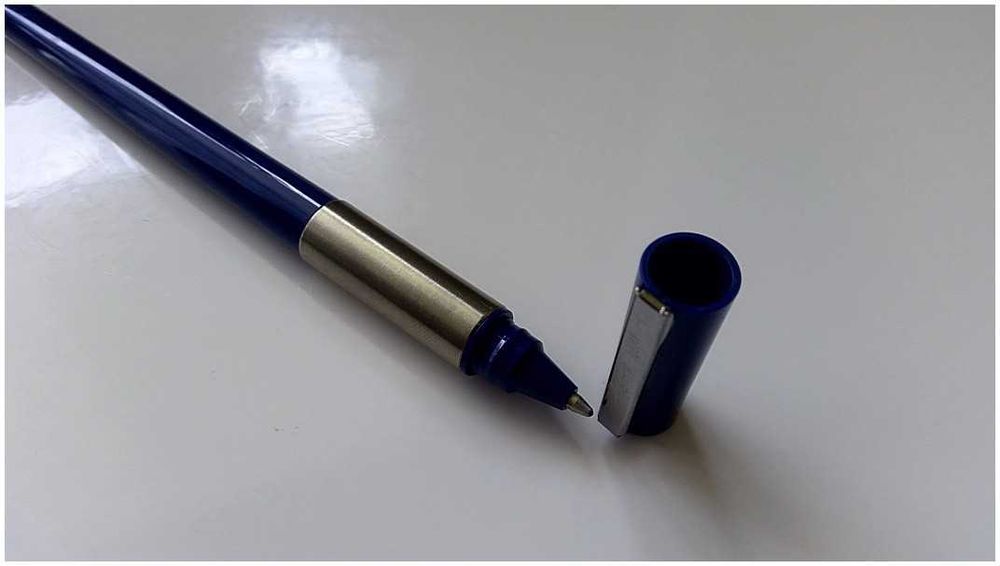 Oryginalny Granatowy Długopis 1MM PENTEL BK708 + Wkład BKL70 LineStyle