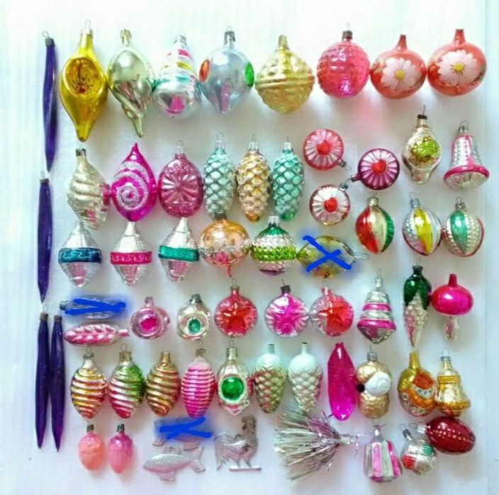 Ёлочные игрушки СССР