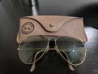 Óculos aviador originais Rayban da decada70