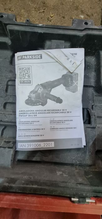 Rebarbadora Angular+Multifuncional+carregador