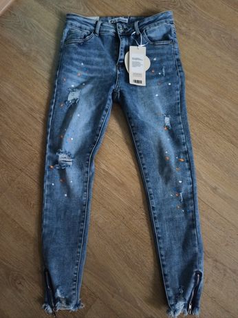Nowe spodnie jeansy M. Sara r. 29